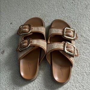 Universal Thread Double Buckle Sandal